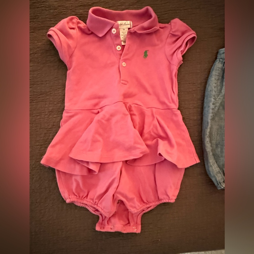 Baby 6 months girl Polo Ralph Lauren onesies Bundle - Picture 2 of 3
